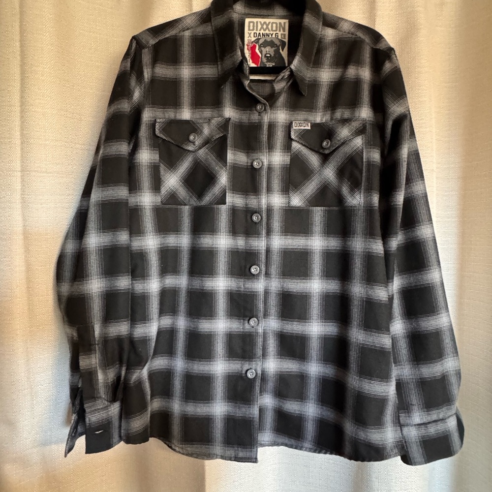 DIXXON Black and White Plaid Shirt
